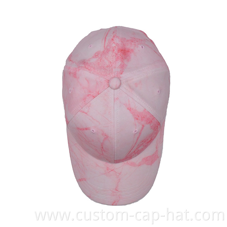 Pink Tie Dye Baseball Cap